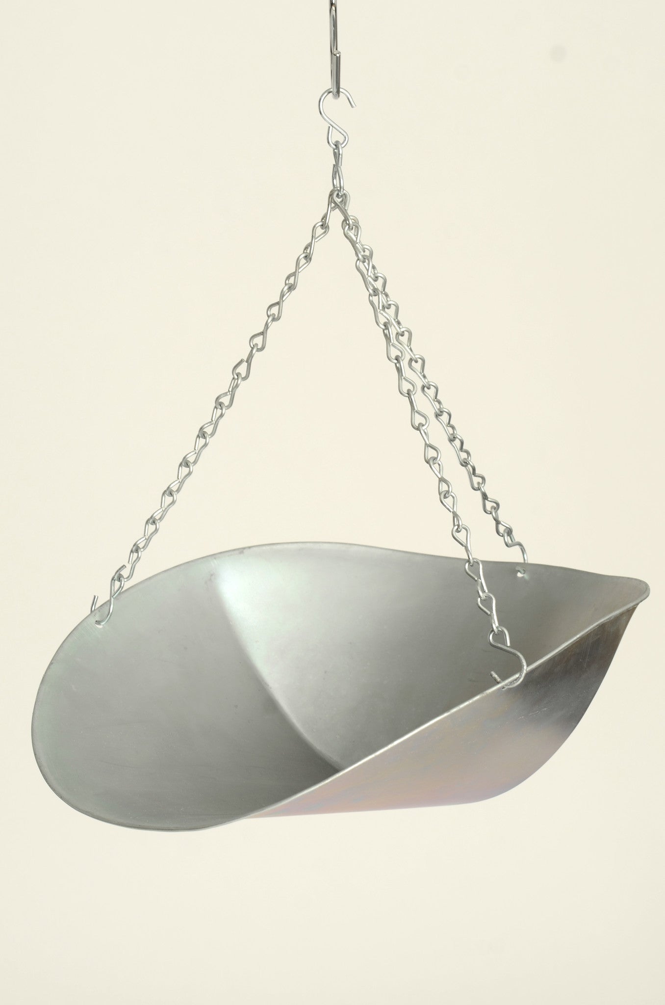 Galvanized Scoop with Chain